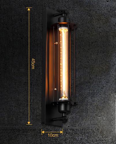 Telal 32cm Industrial Wall Light - Wall Lights