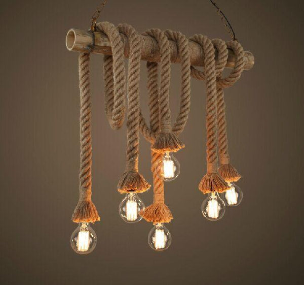 Industrial Rope Pendant Lights - Ivy and Wilde – Art Leylona